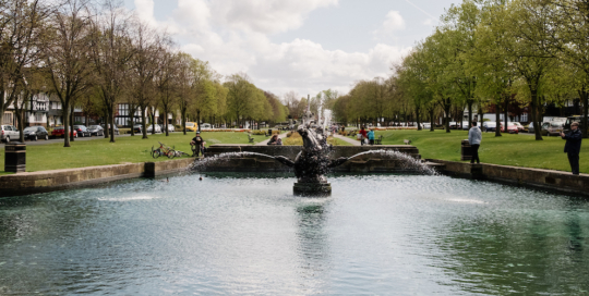 Boating Pond and Sea Piece fountain
