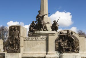 Port Sunlight's War Memorial and bronzes