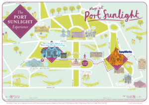 Map of Port Sunlight